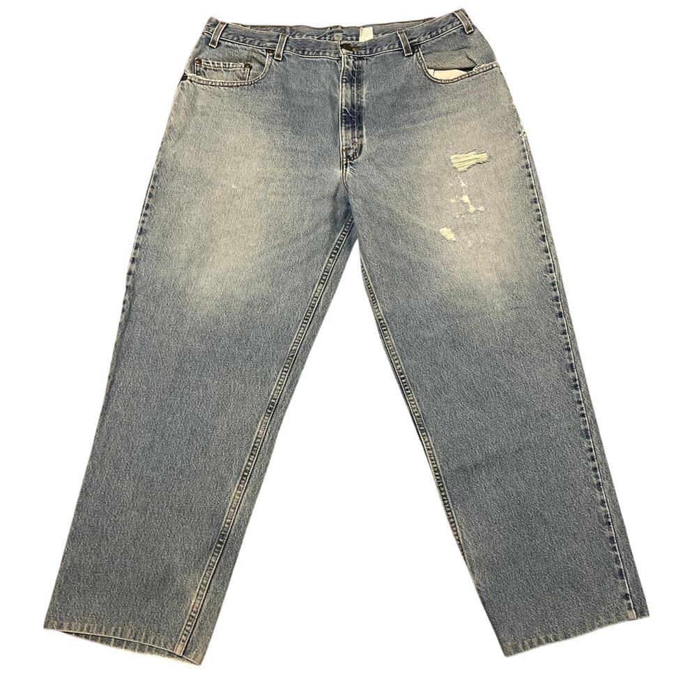 VINTAGE 1999 Levi's Gold Tab Loose Fit Distressed 545 size 40x32